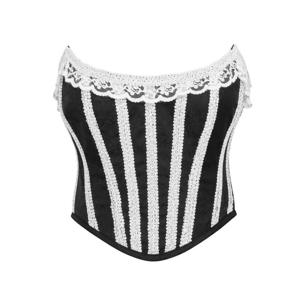 Attitude Corsets - Marigny survêtement corset - Noir